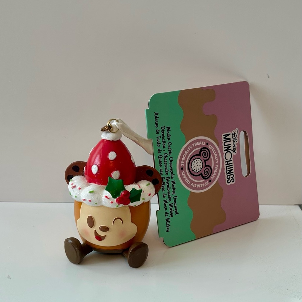 Disney Mickey Mouse Mocha Cookie Munchlings Ornament NWT
